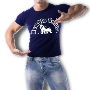 Humble Girilla Cad Logo Tee in Navy