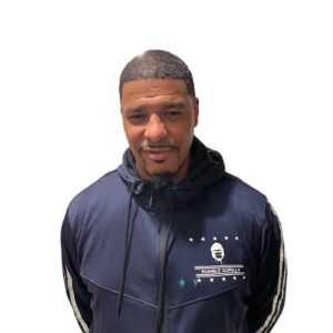 Humble Gorilla reflective track suit in navy